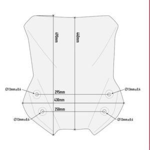 GIVI Clear Windscreen Suzuki Vstrom 650 - D3112ST