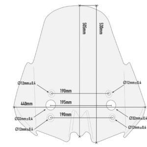 GIVI Clear windscreen Kawasaki Versys 650 - D4122ST