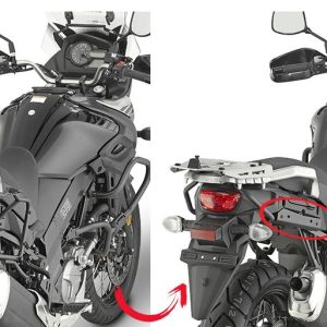 GIVI Removable Side Racks for Retro-Fit Side Cases Suzuki Vstrom 650 - PLR3112