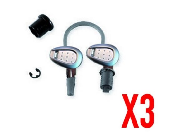 GIVI Set Of 3 Key Locks For Maxia Silver Top - Z228A