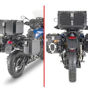 GIVI Specific Pannier Holder for Monokey Cam-Side Trekker Outback Side Cases for Triumph Tiger 1200 GT - PLO6422CAM