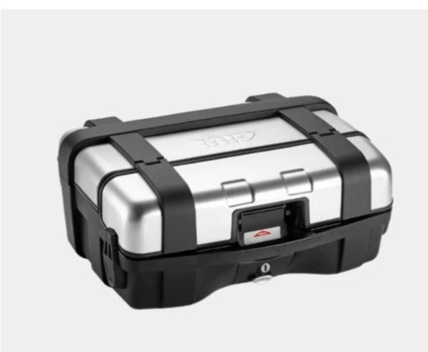 Givi Monokey Trekker 33L Silver Top/Side Case - TRK33PACK2