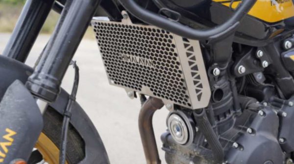 HIVE Premium Stainless Steel Radiator Guard for Himalayan 450 - Carbon Racing