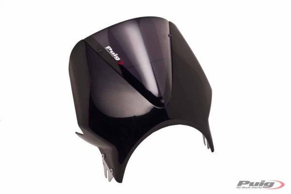 Puig Windshield compatible with Triumph Bonneville T100 Vision dark smoke 003NF