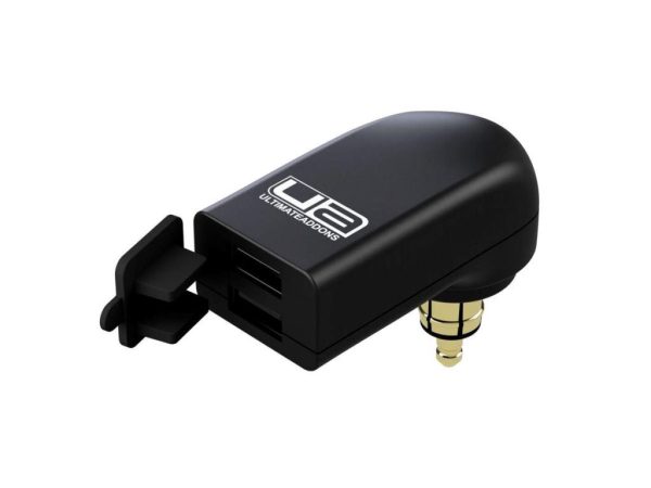 Ultimateaddons Dual USB Din Hella Adapter Charger - UA-HELLA-48A