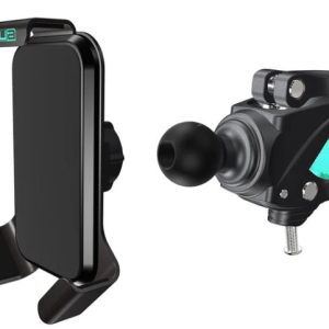 Ultimateaddons Universal Phone Holder For Motorcycle With Gripper Mount - UA-EXM-OB