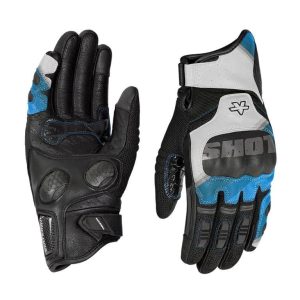 Viaterra Holeshot Pro Semi Gauntlet Hybrid Riding Gloves - Blue