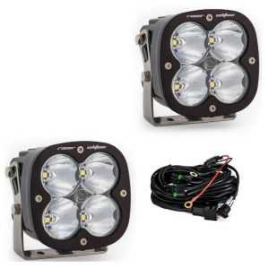 Aux LED - XL Racer Spot Square - Clear – Baja Designs - 687802