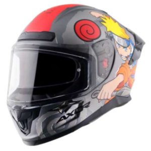 Axor Saber Naruto Helmet - Dull Black Orange