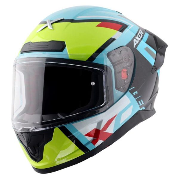 Axor Saber X-Sport Helmet - Black Neon Yellow