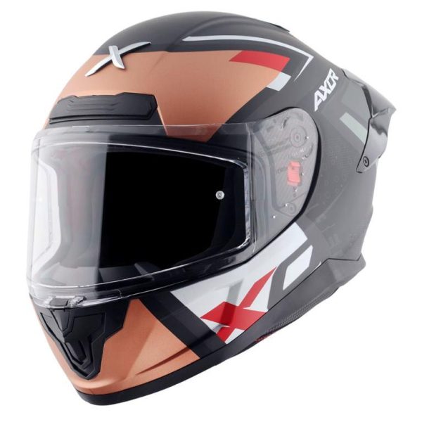 Axor Saber X-Sport Helmet - Dull Black Orange