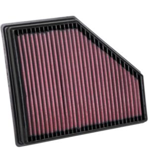 K&N High-Flow Original Lifetime Engine Car Air Filters - BMW 330I L4-2.0L TURBO F/I/DSL - 33-3136