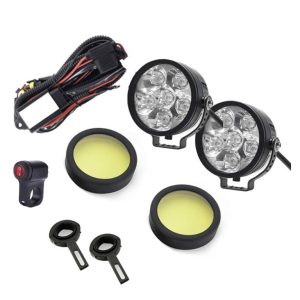 Motorfans L6R V1 45W With Strobe Function 6500K 5000LM LED Auxiliary Lamp - HK240609