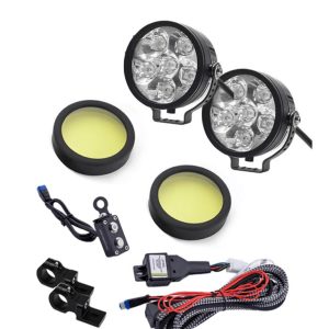 Motorfans L6R V2 45W With Strobe/Horn Function 6500K 5000LM LED Auxiliary Lamp - HK360609