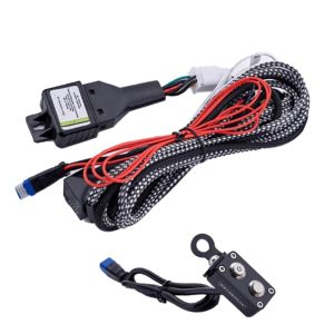 Motorfans Premium Wiring Harness With Switch High Pass Botton And Horn Connect - HK580609