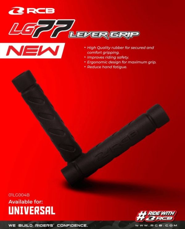 RCB LG77 Lever Grip Black - 01LG004B