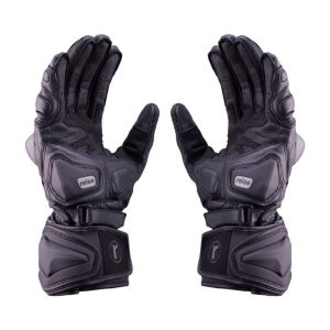 Reise Moto Rhodes Full Gauntlet Gloves - Black