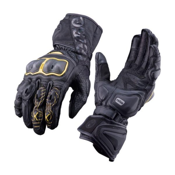 Reise Moto Rhodes Full Gauntlet Gloves - Yellow