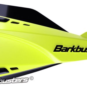 Barkbusters Sabre Mx/enduro Handguards – Yellow Hiviz (with Deflectors In Black) - SAB-1YH-01-BK