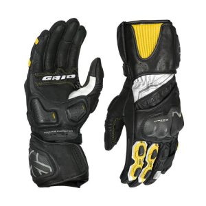 Viaterra Grid Mk3 – Full Gauntlet Riding Gloves - Yellow