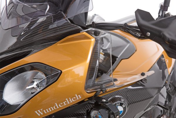 Wunderlich BMW S1000XR Ergonomics - Screen Hand Deflectors Clear - 44830-005