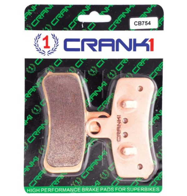 CRANK1 Brake Pads Front Harley Davidson Super Glide Customs 08 to 14-CB754