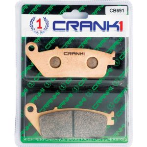 CRANK1 Brake Pads Front Triumph T120 2016 Onwards-CB691