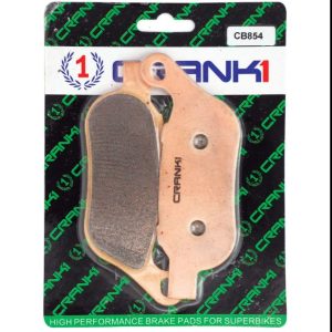 CRANK1 Brake Pads Rear Harley Davidson Super Glide Customs 2008 to 2014- CB854