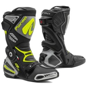 Forma Ice Pro Racing Boots - Black Grey Fluro