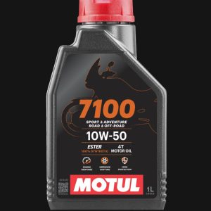 MOTUL 7100 4T 10W-50(1L)+Engine flush(50ml)+Petrol system clean(50ml)combo Full-Synthetic Engine Oil (1L, Pack of 3)