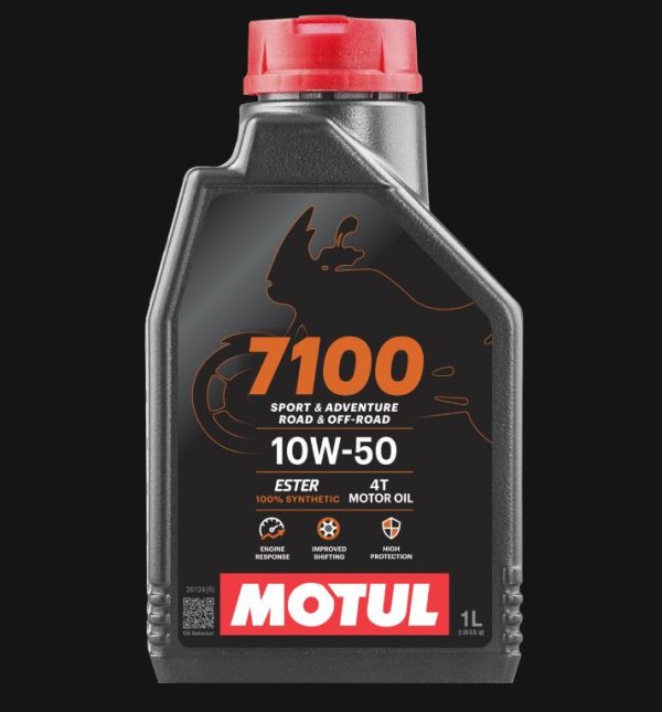 MOTUL 7100 4T 10W-50(1L)+Engine flush(50ml)+Petrol system clean(50ml)combo Full-Synthetic Engine Oil (1L, Pack of 3)