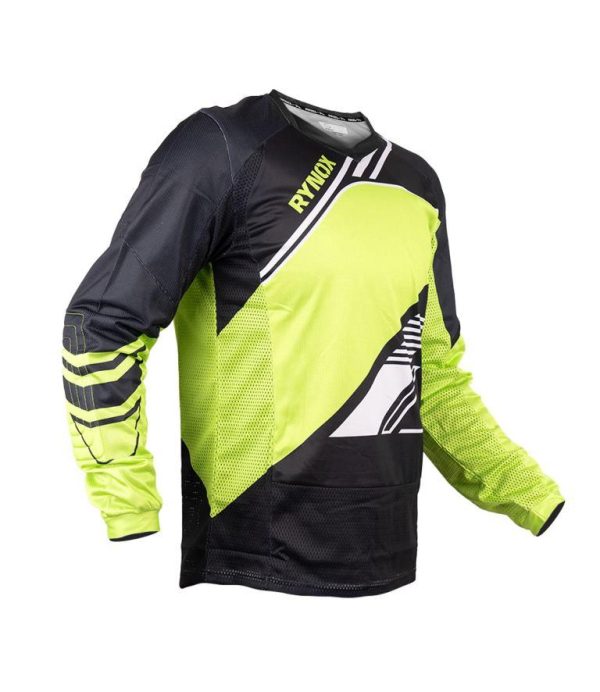 Rynox Frontier Pro Offroad Jersey - Green Black