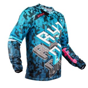 Rynox Fusion Neo Offroad Jersey - Cyber Blue