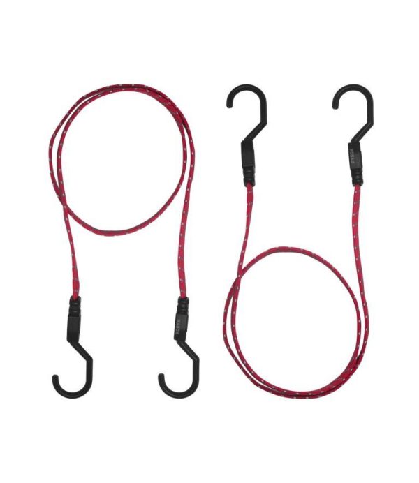 Rynox Gripper Reflective Bungee - Pack Of 2 - Red