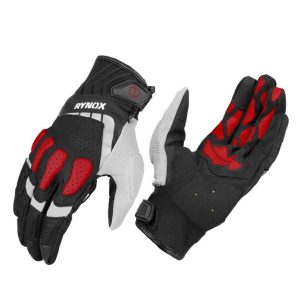 Rynox Ridge Pro Offroad Gloves - Black Red