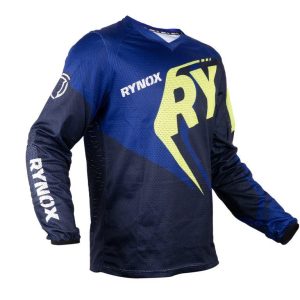 Rynox Switchback Neo Offroad Jersey - Blue Hi-Viz Green