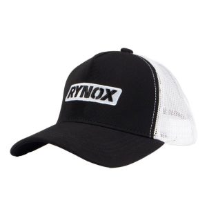 Rynox Wordmark Trucker Cap - Black White Mesh