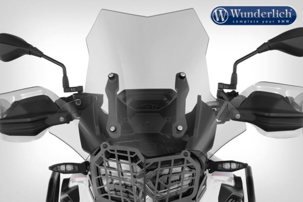 Wunderlich BMW F850GS Screen - Windscreen Marathon - Long - Clear - 20230-104