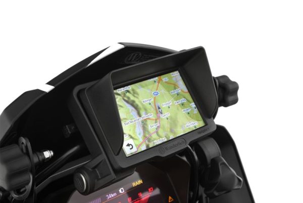 Wunderlich BMW Motorrad Ergonomics - Device Glare Shield - Navigator V - black - 21070-202