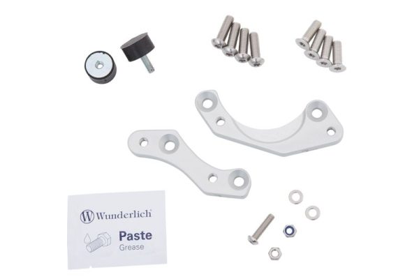 Wunderlich BMW R Nine T Ergonomics - Footrest Lowering Kit - Silver - 31430-801