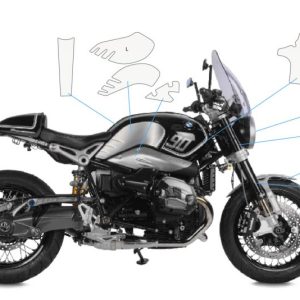 Wunderlich BMW R NineT Protection - Tank Protection Set - 33331-000