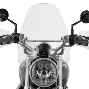 Wunderlich BMW R NineT Screens - Roadster Touring Screen (Height 420mm) - Clear - 30472-101