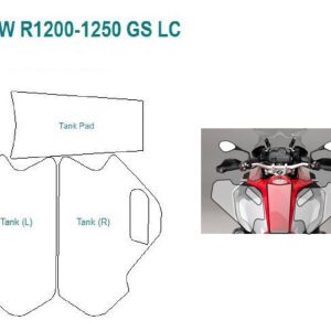 Wunderlich BMW R Series Protection - Paint Shield Set - Tank Only - 43640-100