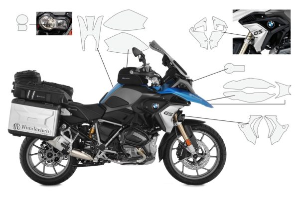 Wunderlich BMW R Series Protection - Paint Shield Set - Whole Set - 43620-100