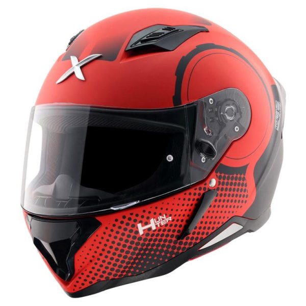 Axor Hunter Spear Helmet - Dull Red Black