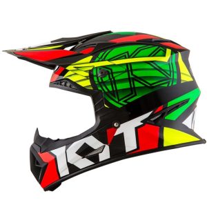 KYT Off Road - Jumpshot Black Green Fluo - Off Road Helmet