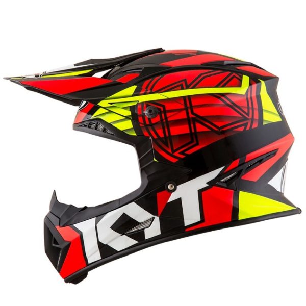 KYT Off Road - Jumpshot Black-Red - Off Road Helmet