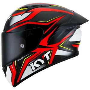 KYT Racing - NZ-Race Carbon Stride Red White - Full Face Helmet