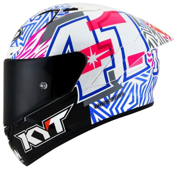 KYT Racing - NZ-Race Espargaro Replica 2022 With Sponsor - Full Face Helmet