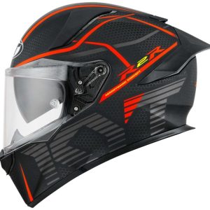 KYT Sport Touring - R2R PRO Concept Matt Black Red - Full Face Helmet